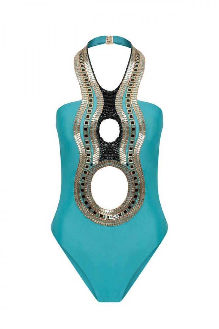 Mehit Turquoise Swimwear SG-LONDON