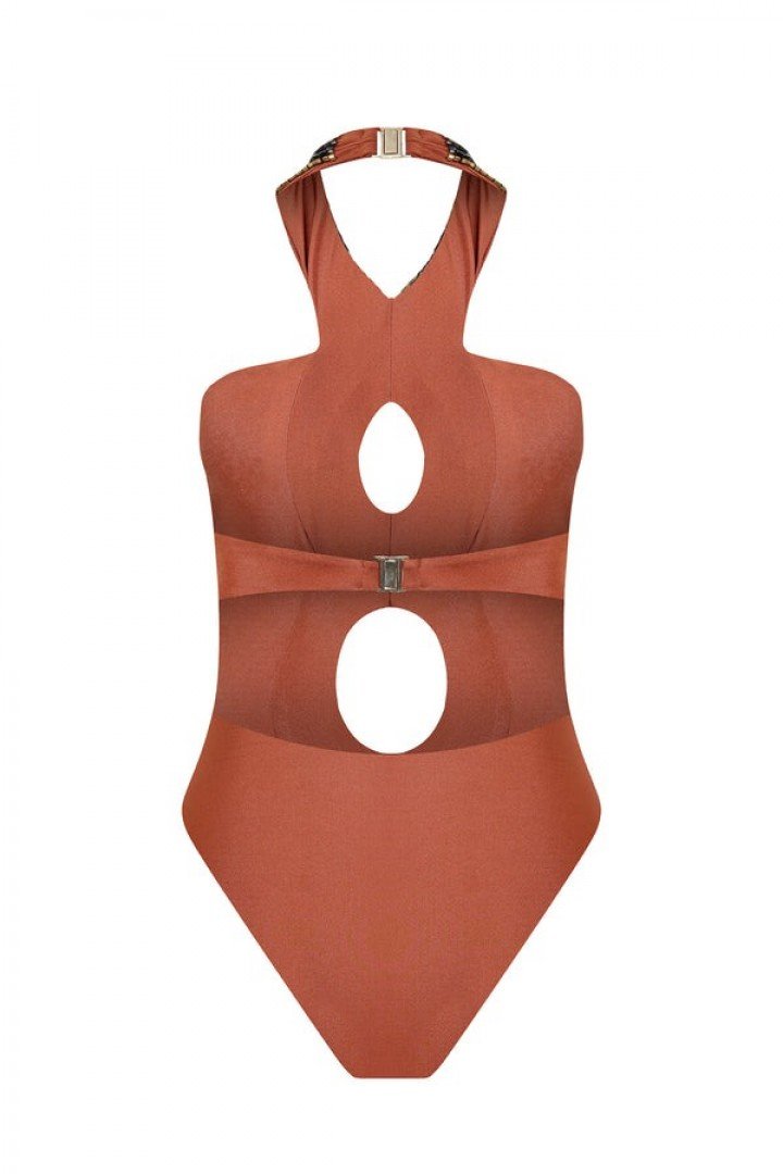 Hathor Terra-Cotta Swimwear SG-LONDON